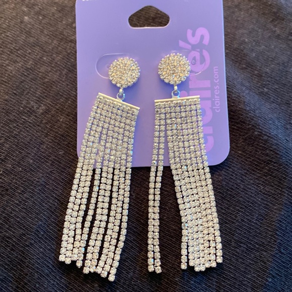 Earrings Claire’s silver/diamond
